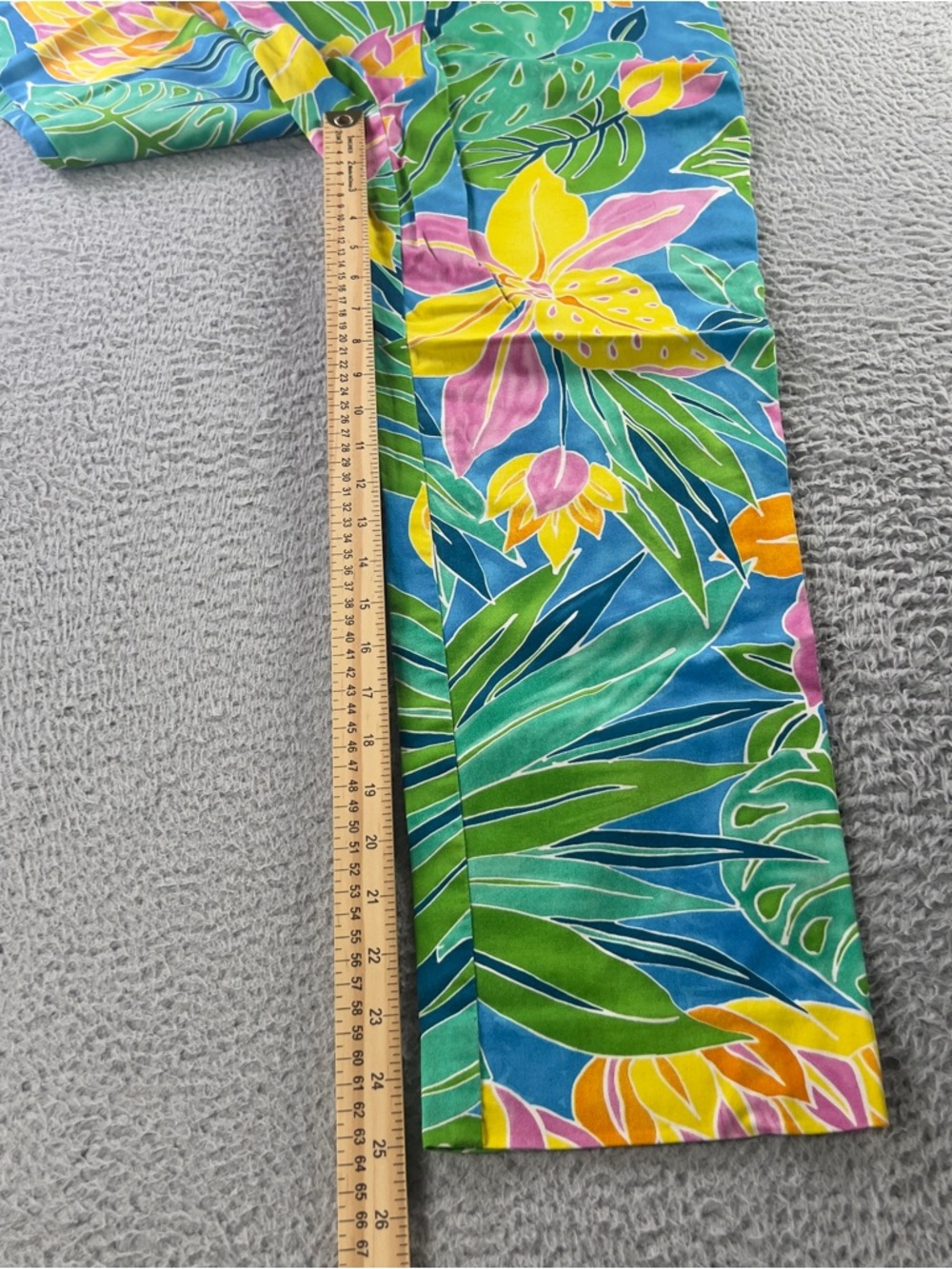 Lauren Ralph Lauren Pants Womens 6 Multicolor Cropped Floral Tropical Preppy - Picture 4 of 8